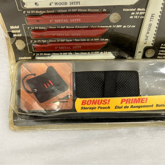 Team Mechanix 30pc Jigsaw Blade Tool Set Wood Metal #410847 BONUS Storage Pouch - Picture 5 of 8